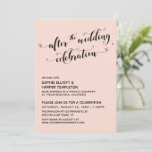 Na de bruiloft scenario Harten Blozen Kaart (Staand voorkant)