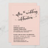 Na de bruiloft scenario Harten Blozen Kaart (Voorkant / Achterkant)