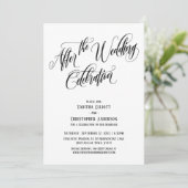 Na de bruiloftsviering Uitgebreid script Kaart (Staand voorkant)