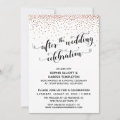 Na de Confetti van de Viering van het huwelijk kop Kaart (Voorkant)