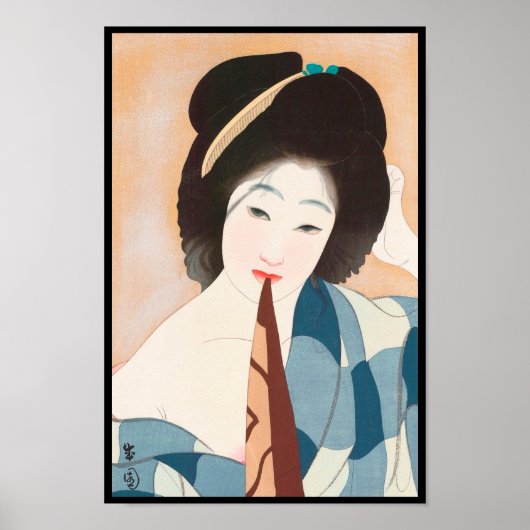 Na de  dame van Bath Shima Seinjapan Poster (Voorkant)