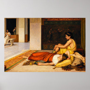 Na de dans van John William Waterhouse Poster