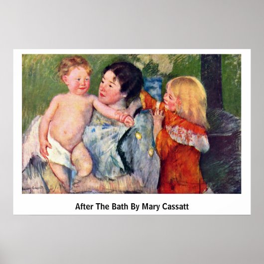 Na de dood door Mary Cassatt Poster (Voorkant)
