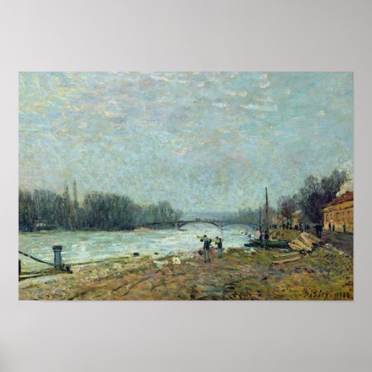 Na de dooi, de zegen in de Suresnes-brug Poster (Voorkant)