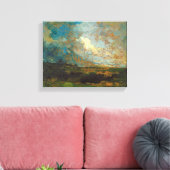 Na de douche - Edward Mitchell Bannister Canvas Afdruk (Insitu (Woonkamer))