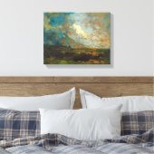 Na de douche - Edward Mitchell Bannister Canvas Afdruk (Insitu (Slaapkamer))