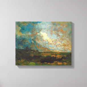 Na de douche - Edward Mitchell Bannister Canvas Afdruk