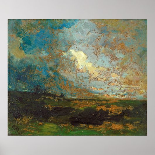 Na de douche - Edward Mitchell Bannister Poster (Voorkant)