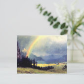 Na de douche, schilderij van Albert Bierstadt Briefkaart (Staand voorkant)