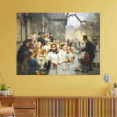 Na de eerste mededeling van Carl Frithjof Smith 18 Canvas Afdruk (Insitu (Woonkamer))