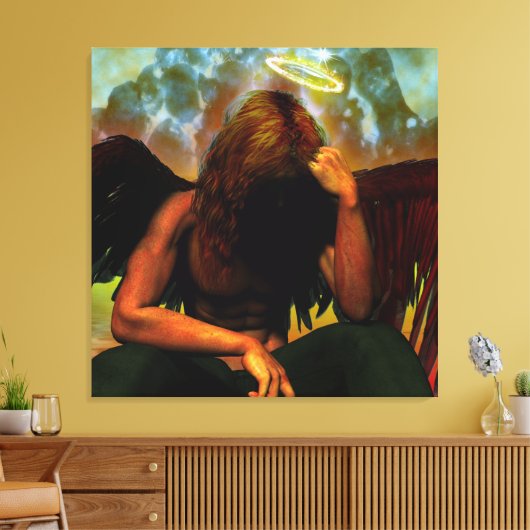 Na de Herfst Fantasy Gothic Art Canvas Afdruk (Insitu (Woonkamer))