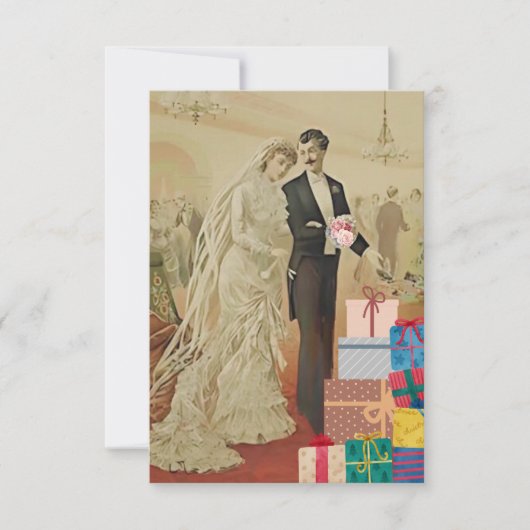 Na de huwelijksdouche bedankkaart (Voorkant)