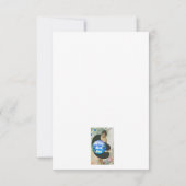 Na de huwelijksdouche bedankkaart (Achterkant)