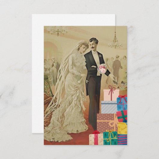 Na de huwelijksdouche bedankkaart (Voorkant / Achterkant)