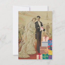 Na de huwelijksdouche bedankkaart