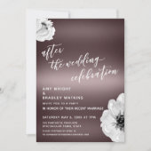 Na de huwelijksfeestdag, Floral, Roos Gold Kaart (Voorkant)