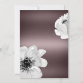 Na de huwelijksfeestdag, Floral, Roos Gold Kaart (Achterkant)