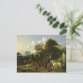 Na de Jacht, c.1644 Briefkaart (Staand voorkant)
