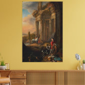 Na de jacht, Jan Baptist Weenix, ca. 1656 Canvas Afdruk (Insitu (Woonkamer))