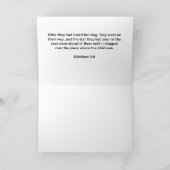 Na de Kerstkaart van de Ster Feestdagen Kaart (Binnen)