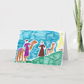 Na de Kerstkaart van de Ster Feestdagen Kaart