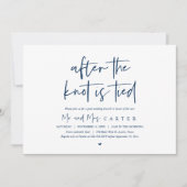 Na de knoop, na de bruiloft Brunch Kaart (Voorkant)