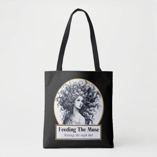 Na de koffie: The Grumpy Muse Chronicles Tote Bag (Voorkant)