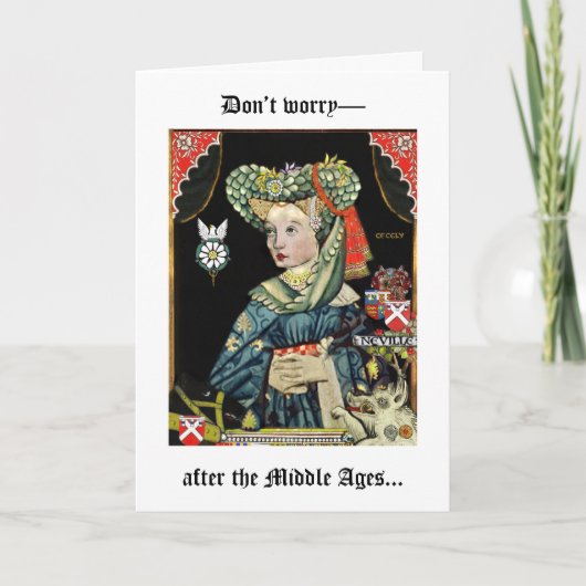 Na de middeleeuwen komt de renaissance kaart (Voorkant)