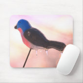 Na de Natuur van het Storm van de winter Muismat (Met muis)