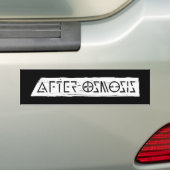 Na de osmosebumper sticker (Op auto)