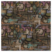 Na de overstromingen door Paul Klee Stof (Close Up)