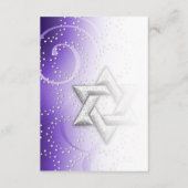 Na de Paarse Shimmer Star van David Kaart (Voorkant)