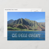 na de palikust van hawaii briefkaart (Voorkant / Achterkant)