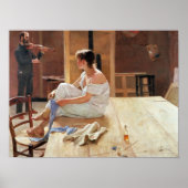 Na de Pose, 1884 Poster (Voorkant)