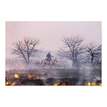 Na de Prairiebrand, Flint Hills, Kansas