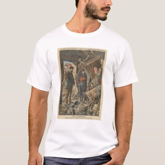 Na de ramp met de Le Petit Journal T-shirt (Voorkant)