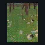 Na de regen, de tuinkippen door Gustav Klimt Hout Afdruk<br><div class="desc">Na de Regen (Garden met kippen in St. Agatha) (1899) door Gustav Klimt is een Victoriaans schilderij van het kunstlandschap Era. Een natuur scène met kippen in de achtertuin weide gras op een boerderij met bomen op de achtergrond. Over de kunstenaar: Gustav Klimt (1862-1918) was een Oostenrijkse symbolistische schilder en...</div>