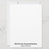 Na de regen (Japanse Waterverf landschapskunst) (Achterkant)