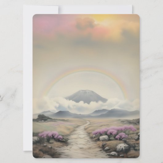 Na de regen (Japanse Waterverf landschapskunst) (Voorkant)