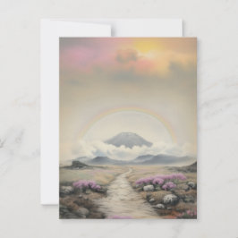 Na de regen (Japanse Waterverf landschapskunst) Briefkaart