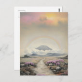 Na de regen (Japanse Waterverf landschapskunst) Briefkaart (Voorkant / Achterkant)