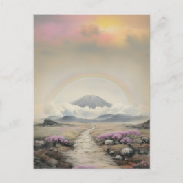 Na de regen (Japanse Waterverf landschapskunst) Briefkaart