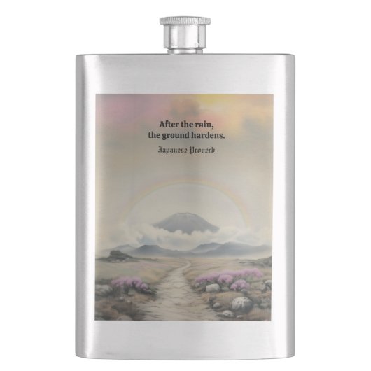 Na de regen (Japanse Waterverf landschapskunst) Flacon (Voorkant)