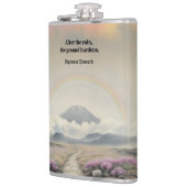 Na de regen (Japanse Waterverf landschapskunst) Heupfles (Links)