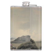 Na de regen (Japanse Waterverf landschapskunst) Heupfles (Achterkant)