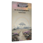 Na de regen (Japanse Waterverf landschapskunst) Klembord (Rechts)