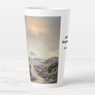 Na de regen (Japanse Waterverf landschapskunst) Latte Mok