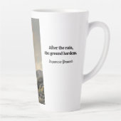 Na de regen (Japanse Waterverf landschapskunst) Latte Mok (Rechts)