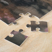 Na de regen (Japanse Waterverf landschapskunst) Legpuzzel (Zijkant)