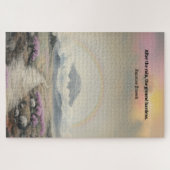 Na de regen (Japanse Waterverf landschapskunst) Legpuzzel (Horizontaal)